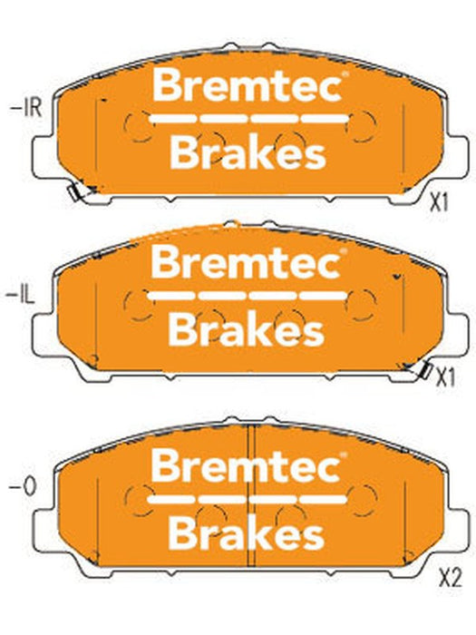 Bremtec Pro-Series Brake Pad BT16820PRO Bremtec - Micks Gone Bush