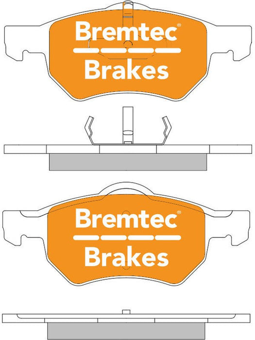 Bremtec Trade Line Brake Pad BT1691TS Bremtec - Micks Gone Bush