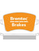 Bremtec Evolve Hybrid-Carbon Brake Pad BT1733EV550 Brake Pads Bremtec - Micks Gone Bush