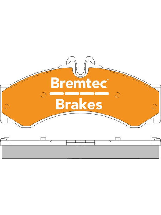 Bremtec Trade Line Brake Pad BT1740TS Bremtec - Micks Gone Bush
