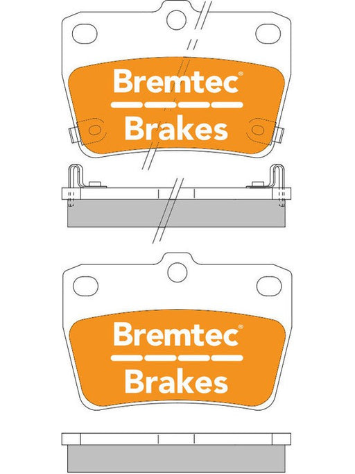 Bremtec Endure 4WD Brake Pad BT1757E Bremtec - Micks Gone Bush