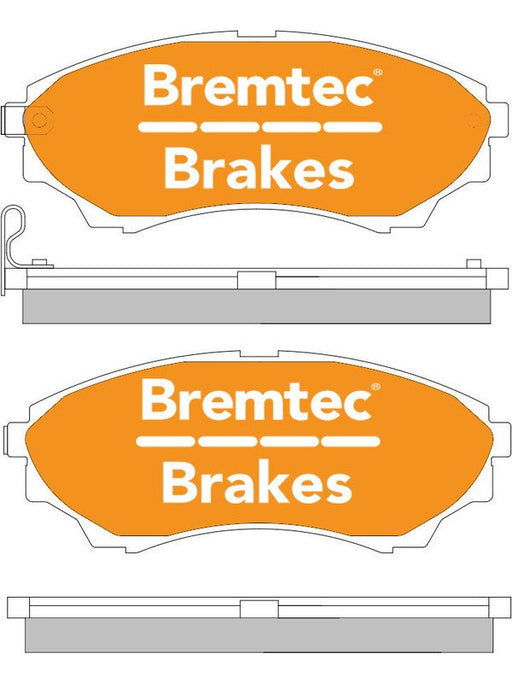 Bremtec Ultra Ceramic Brake Pad BT1759ULT Brake Pads Bremtec - Micks Gone Bush