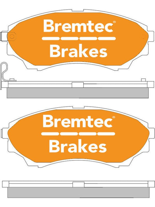 Bremtec Ultra Ceramic Brake Pad BT1759ULT Brake Pads Bremtec - Micks Gone Bush
