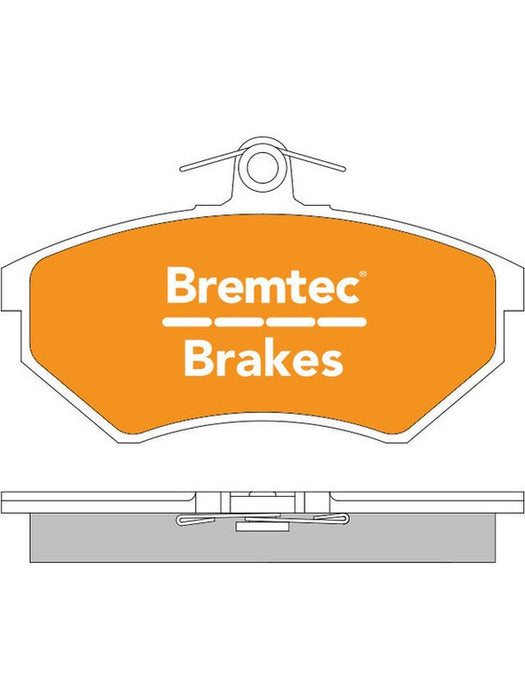 Bremtec Trade Line Brake Pad BT176TS Bremtec - Micks Gone Bush