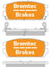 Bremtec Pro-Series Brake Pad BT1776PRO Bremtec - Micks Gone Bush