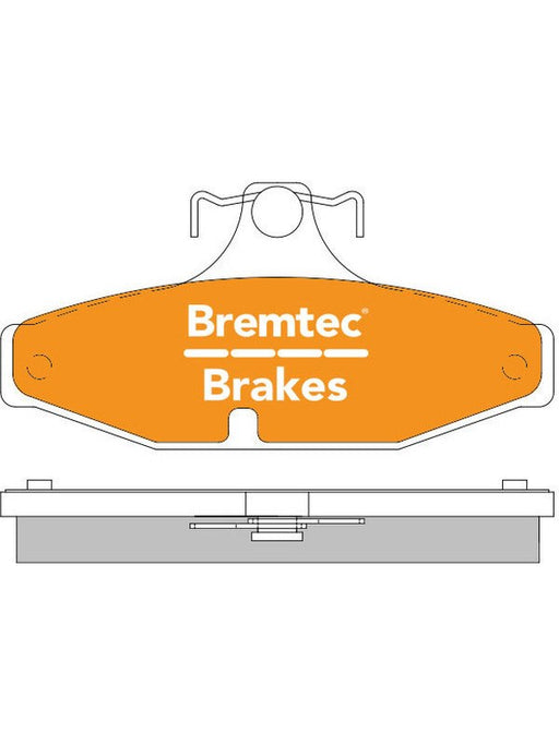 Bremtec Endure 4WD Brake Pad BT1786E Brake Pads Bremtec - Micks Gone Bush