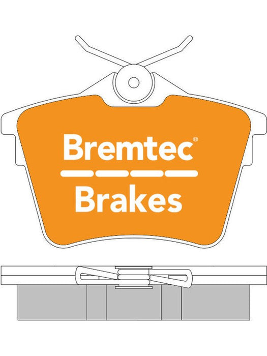 Bremtec Trade Line Brake Pad BT1793TS Bremtec - Micks Gone Bush