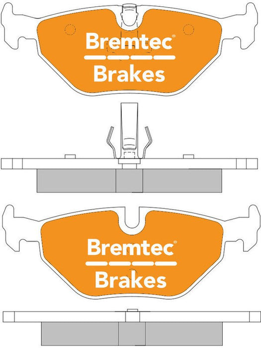 Bremtec Trade Line Brake Pad BT1795TS Bremtec - Micks Gone Bush