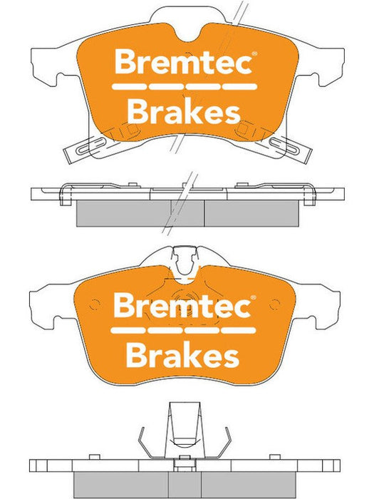 Bremtec Trade Line Brake Pad BT1803TS Bremtec - Micks Gone Bush
