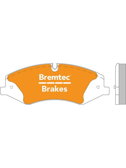 Bremtec Pro-Series Brake Pad BT1805PRO Bremtec - Micks Gone Bush