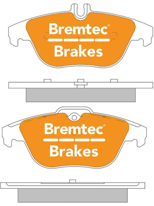 Bremtec Trade Line Brake Pad BT1840TS Bremtec - Micks Gone Bush