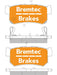 Bremtec Trade Line Brake Pad BT1848TS Bremtec - Micks Gone Bush