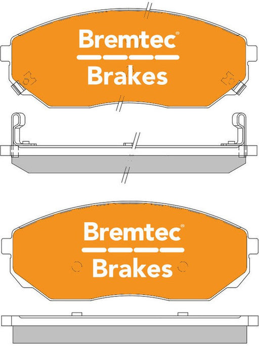 Bremtec Endure 4WD Brake Pad BT1852E Bremtec - Micks Gone Bush