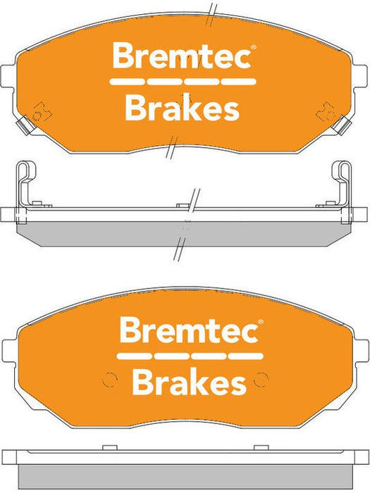 Bremtec Endure 4WD Brake Pad BT1852E Bremtec - Micks Gone Bush