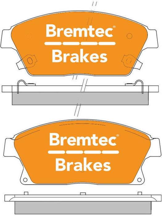 Bremtec Trade Line Brake Pad BT1854TS Brake Pads Bremtec - Micks Gone Bush