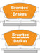 Bremtec Trade Line Brake Pad BT1854TS Brake Pads Bremtec - Micks Gone Bush