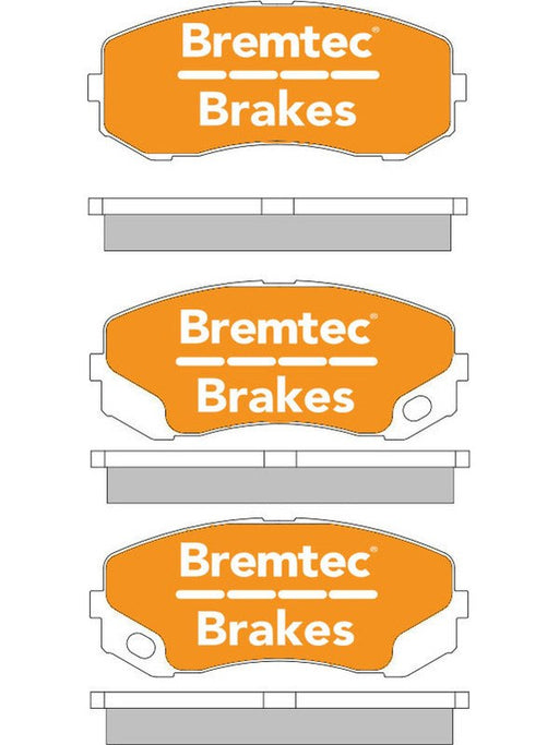 Bremtec Endure 4WD Brake Pad BT1855E Bremtec - Micks Gone Bush