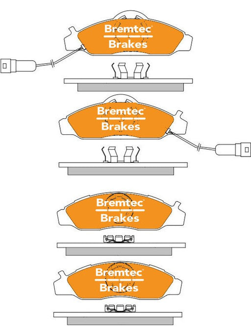 Bremtec Endure 4WD Brake Pad BT1856E Bremtec - Micks Gone Bush