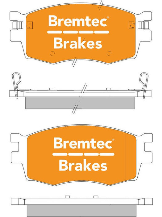 Bremtec Endure 4WD Brake Pad BT1877E Bremtec - Micks Gone Bush