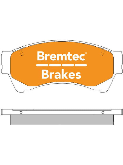 Bremtec Endure 4WD Brake Pad BT1897E Bremtec - Micks Gone Bush