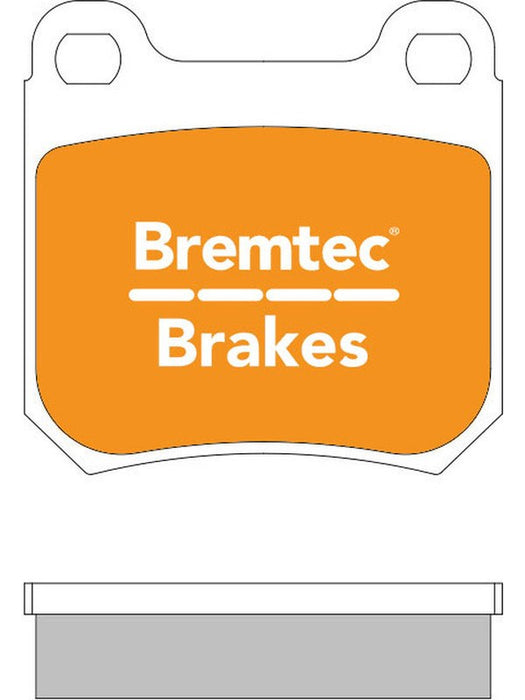 Bremtec Trade Line Brake Pad BT190TS Bremtec - Micks Gone Bush