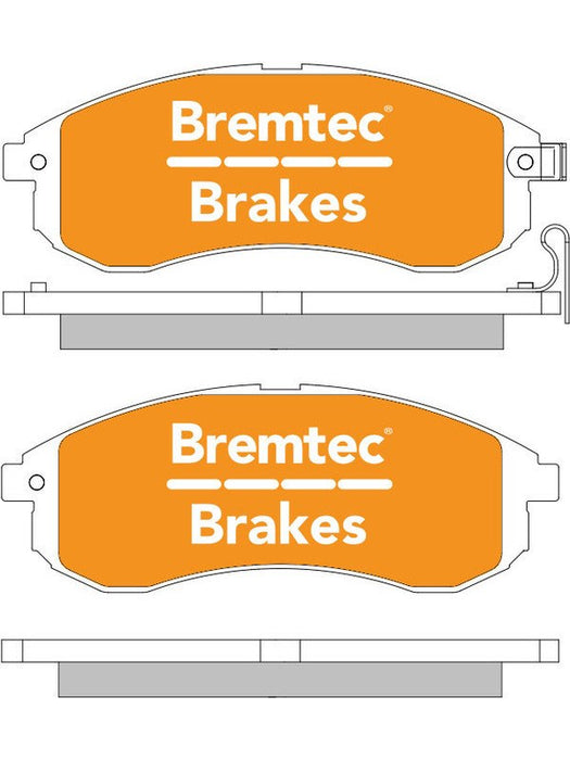 Bremtec Endure 4WD Brake Pad BT1912E Bremtec - Micks Gone Bush