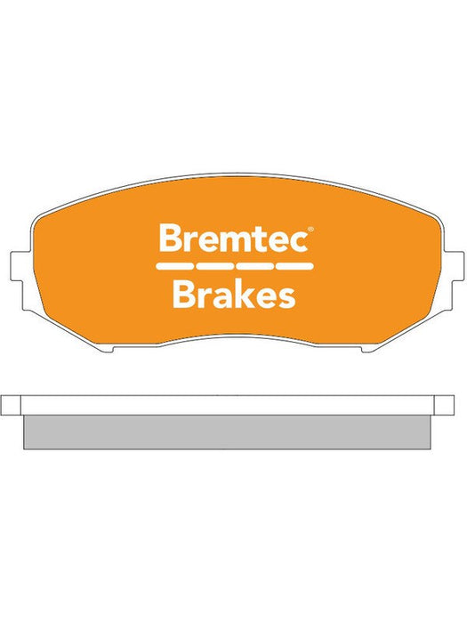 Bremtec Endure 4WD Brake Pads BT1913E Bremtec - Micks Gone Bush