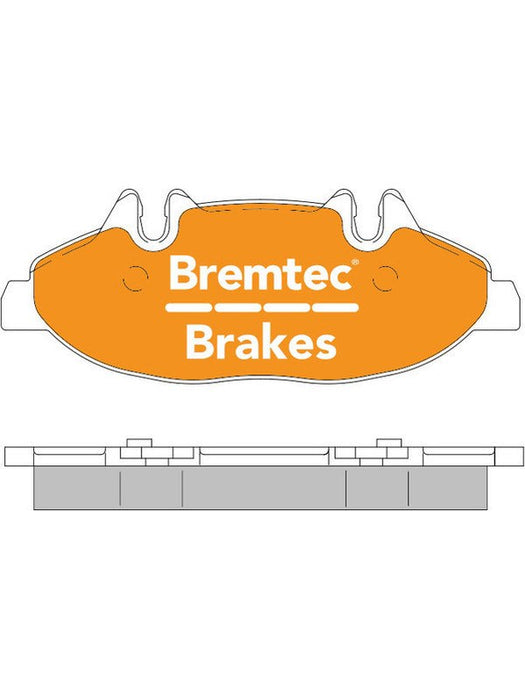 Bremtec Trade Line Brake Pad BT1919TS Brake Pads Bremtec - Micks Gone Bush