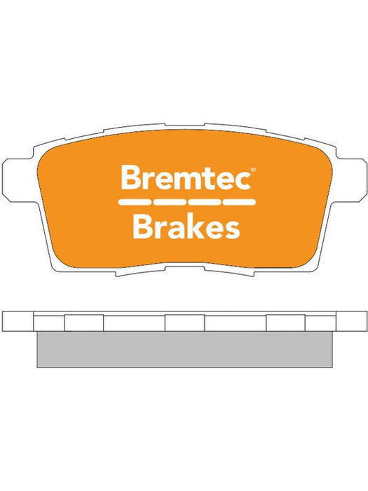 Bremtec Pro-Series Brake Pads BT1927PRO Brake Pads Bremtec - Micks Gone Bush