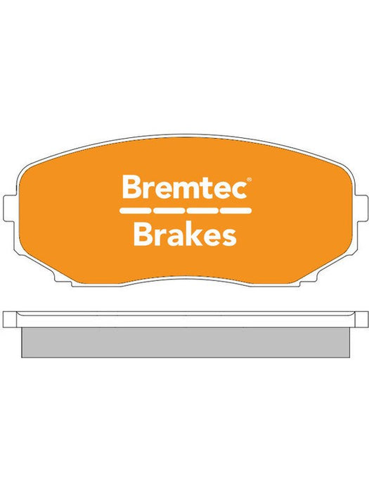 Bremtec Pro-Series Brake Pad BT1929PRO Bremtec - Micks Gone Bush