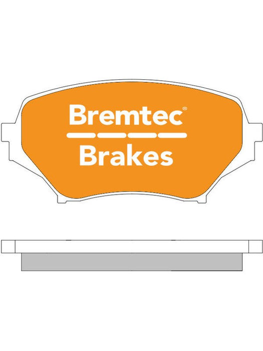 Bremtec Pro-Series Brake Pad BT1933PRO Bremtec - Micks Gone Bush