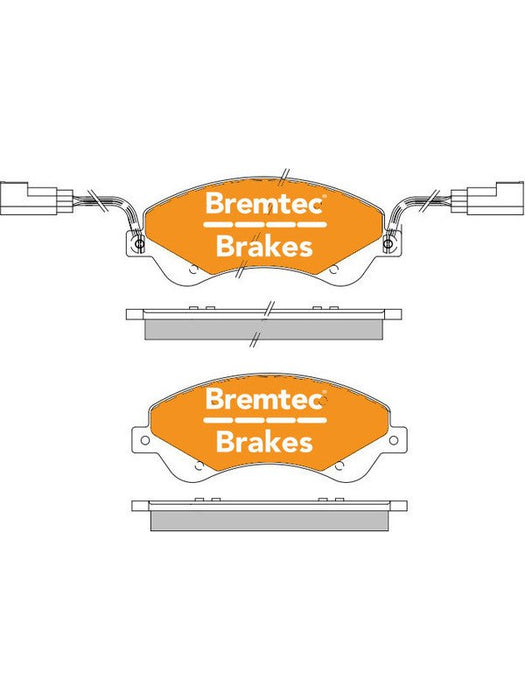 Bremtec Trade Line Brake Pad BT1945TS Bremtec - Micks Gone Bush