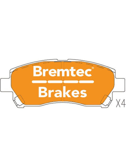 Bremtec Trade Line Brake Pad BT1946TS Bremtec - Micks Gone Bush