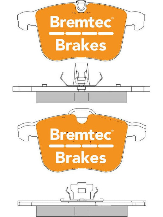 Bremtec Trade Line Brake Pad BT1957TS Bremtec - Micks Gone Bush