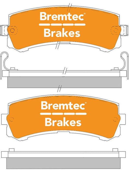 Bremtec Pro-Series Brake Pad BT1959PRO Bremtec - Micks Gone Bush