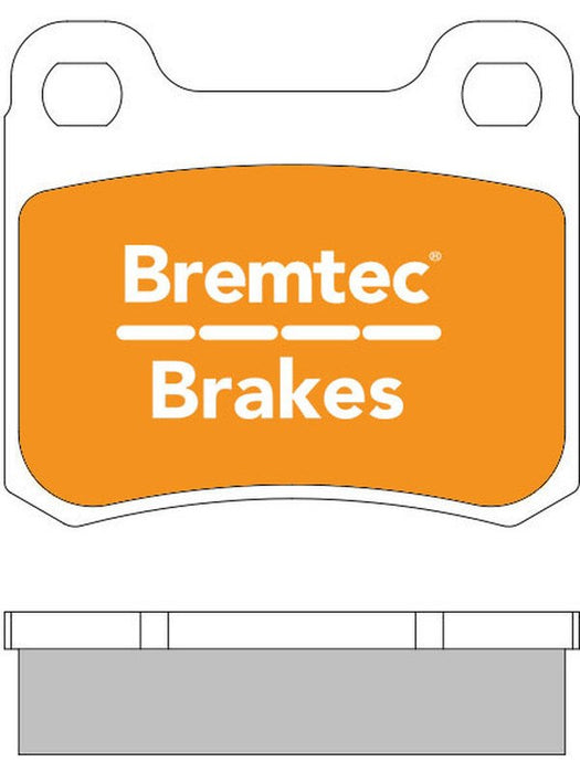 Bremtec Trade Line Brake Pad BT195TS Bremtec - Micks Gone Bush