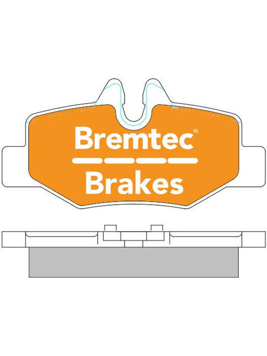 Bremtec Trade Line Brake Pad BT1963TS Bremtec - Micks Gone Bush