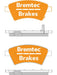 Bremtec Trade Line Brake Pad BT1982TS Bremtec - Micks Gone Bush