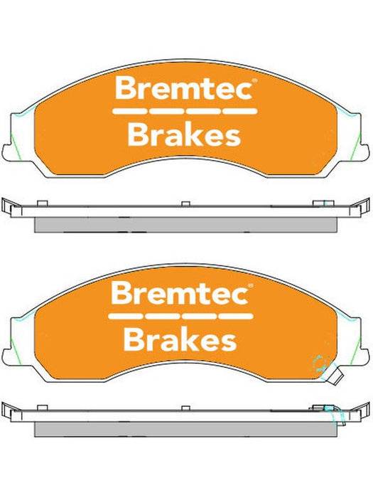 Bremtec Pro-Series Brake Pad BT1988PRO Brake Pads Bremtec - Micks Gone Bush