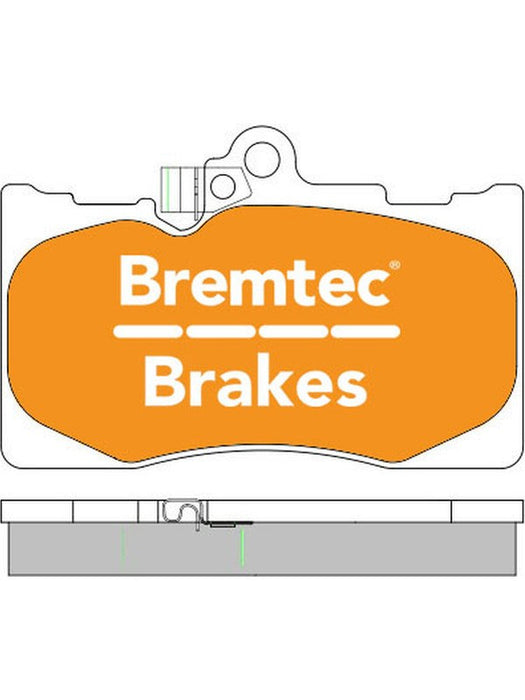 Bremtec Pro-Series Brake Pad BT1994PRO Bremtec - Micks Gone Bush