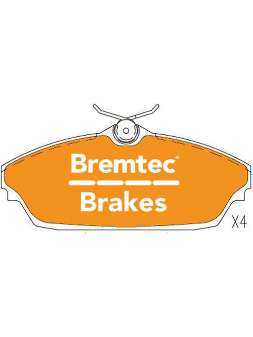 Bremtec Endure 4WD Brake Pad BT1995E Bremtec - Micks Gone Bush