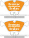 Bremtec Evolve Hybrid-Carbon Brake Pad BT199EV550 Brake Pads Bremtec - Micks Gone Bush