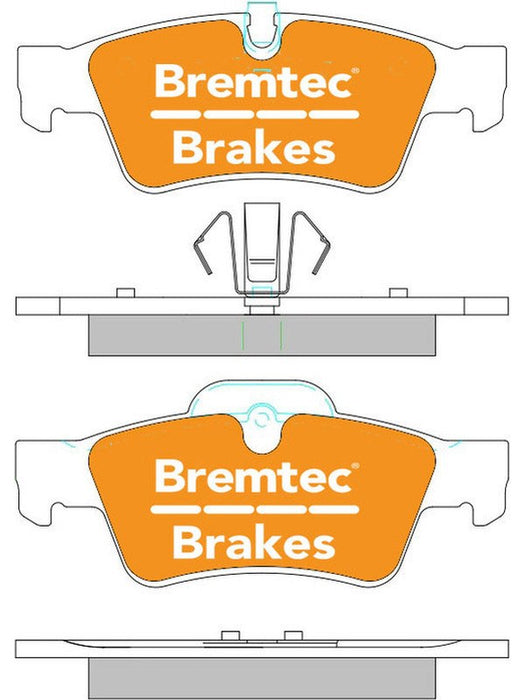 Bremtec Pro-Series Brake Pad BT2024PRO Bremtec - Micks Gone Bush
