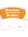 Bremtec Evolve Hybrid-Carbon Brake Pad BT20380EV550 Brake Pads Bremtec - Micks Gone Bush