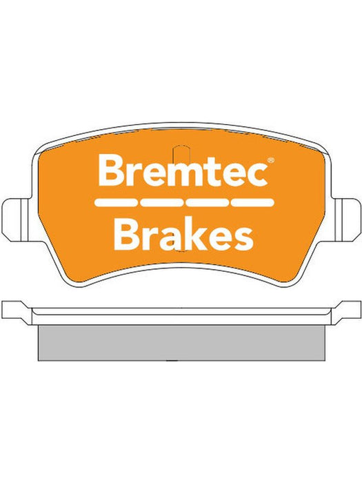 Bremtec Pro-Series Brake Pad BT2046PRO Bremtec - Micks Gone Bush