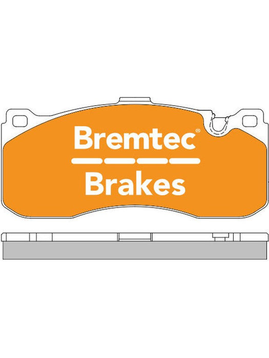 Bremtec Evolve Hybrid-Carbon Brake Pad BT2048EV550 Brake Pads Bremtec - Micks Gone Bush