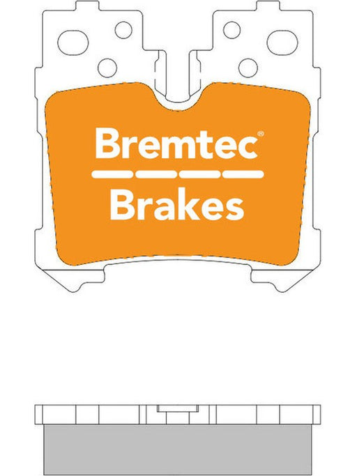 Bremtec Endure 4WD Brake Pad BT2049E Bremtec - Micks Gone Bush