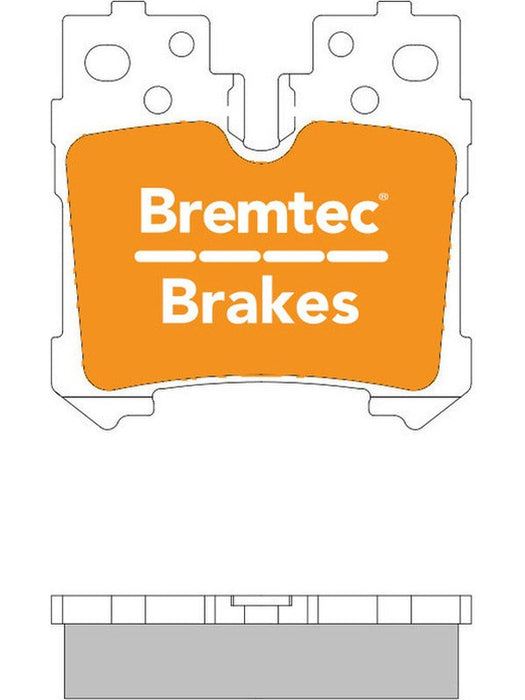 Bremtec Endure 4WD Brake Pad BT2049E Bremtec - Micks Gone Bush