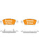 Bremtec Pro-Series Brake Pad BT2050PRO Brake Pads Bremtec - Micks Gone Bush