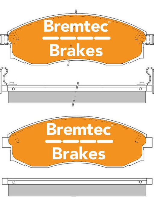 Bremtec Endure 4WD Brake Pad BT2076E Bremtec - Micks Gone Bush